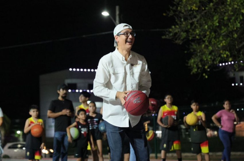  Erasmo González entrega más infraestructura deportiva en la Unidad Nacional