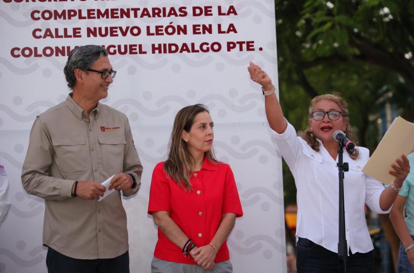  Erasmo González transforma Madero, inaugura 3 calles más de concreto hidráulico
