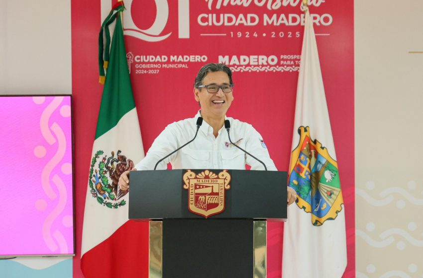  Ciudad Madero avanza con obras, turismo y cultura: alcalde Erasmo González Roblero