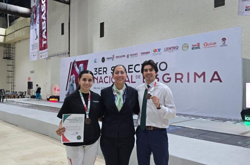  Destacan estudiantes de la UAT en Nacional de Esgrima