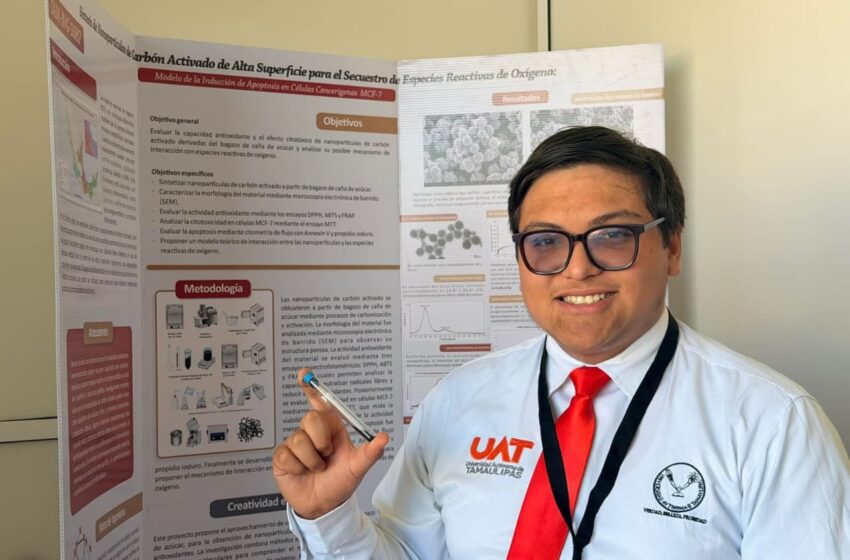  Estudiante de la UAT pone en alto a Tamaulipas en la FEMECI 2026