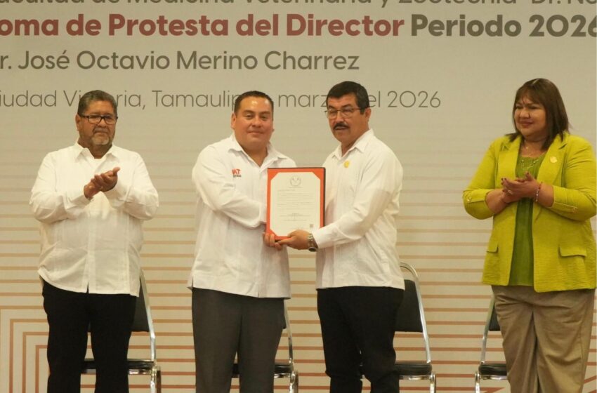  Rinde protesta director electo de la Facultad de Veterinaria de la UAT