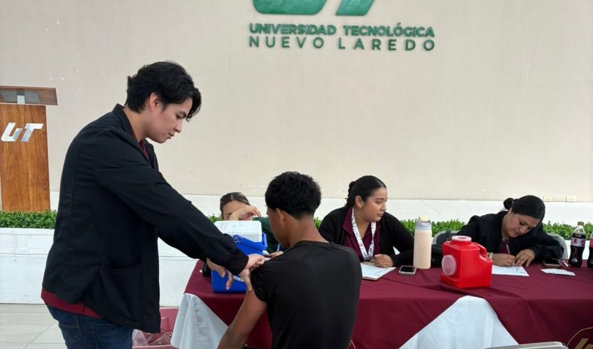  Protege UT Nuevo Laredo la salud estudiantil mediante jornada de vacunación contra el VPH