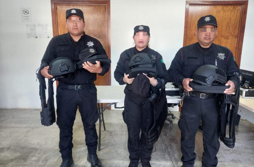  Entrega SSPT equipo táctico a Guardia Estatal en Ciudad Victoria y Tula