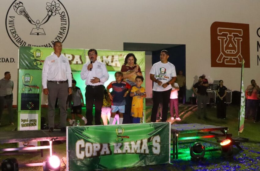  Con gran éxito inaugura Dámaso Anaya el estatal de la Copa Kama’s de fútbol