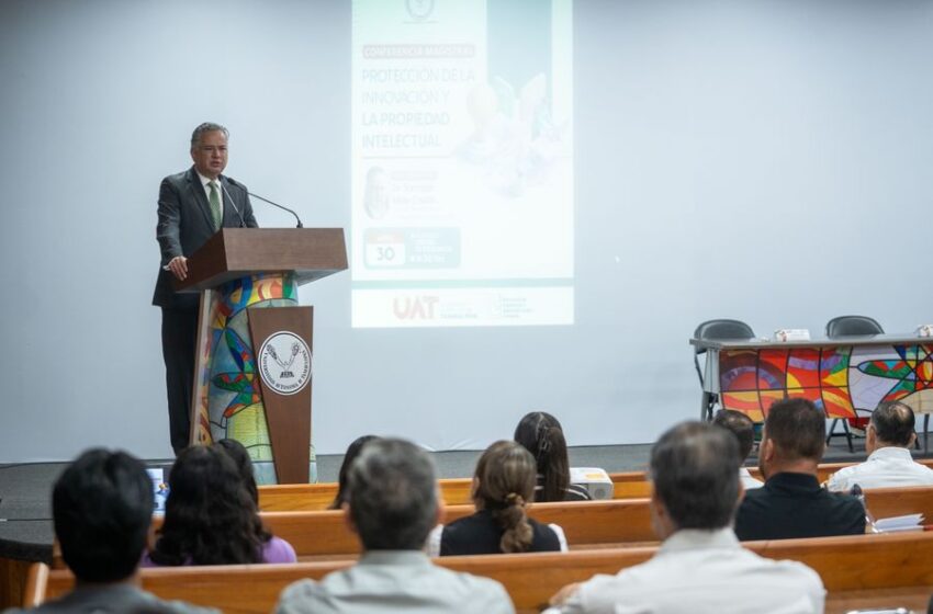  Santiago Nieto y la UAT fortalecen protección de la propiedad intelectual en Tamaulipas