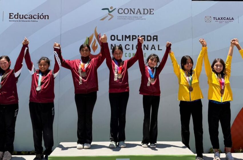  Tamaulipas “se llena” de oro en el tiro con arco femenil de la Olimpiada Nacional