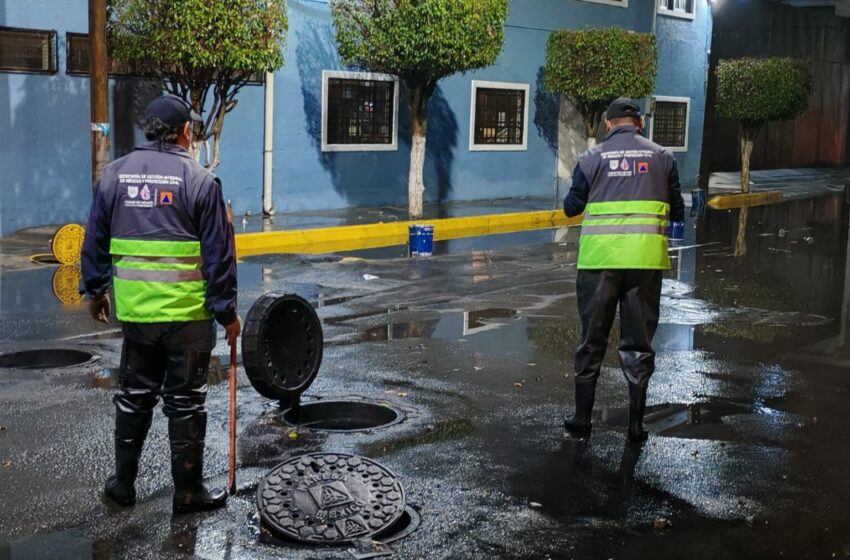  Activan Alerta Amarilla por lluvias fuertes y posible granizo en 12 alcaldías de CDMX