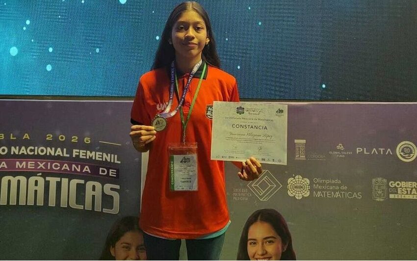  Destaca alumna de la UAT entre las jóvenes con mayor talento matemático en México