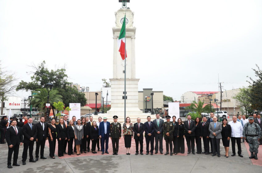  ALCALDESA CARMEN LILIA CANTUROSAS  DESTACA LEGADO PATRIÓTICO DE NUEVO LAREDO EN SU 178 ANIVERSARIO DE FUNDACIÓN