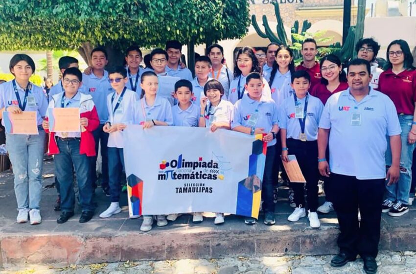  Alumnos de primaria destacan en Olimpiada de Matemáticas.