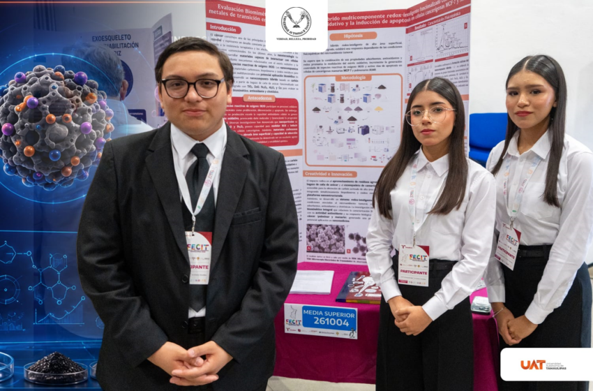  Estudiantes de la UAT desarrollan nanocompuesto para combatir células cancerosas