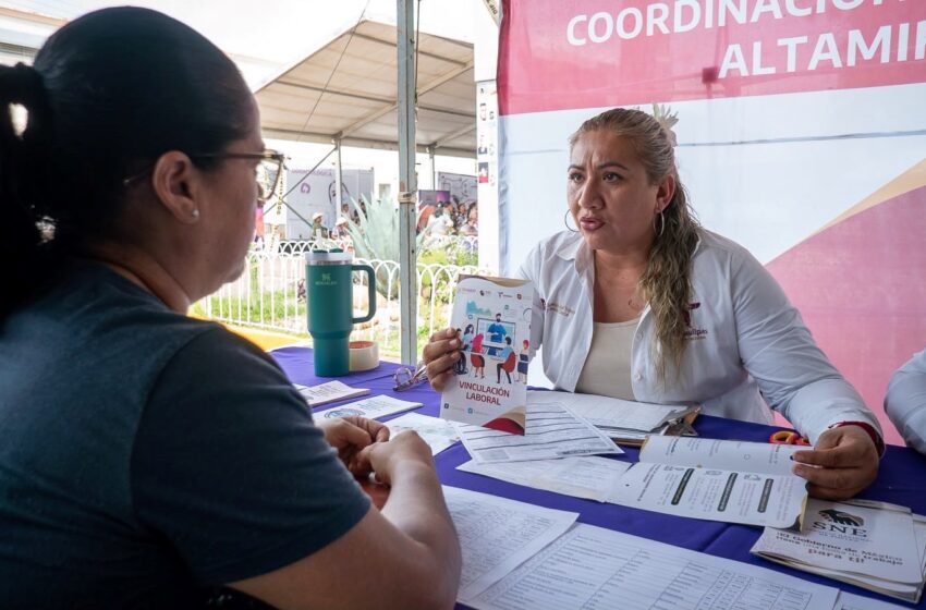  Acercan más de 100 oportunidades laborales a las familias de González