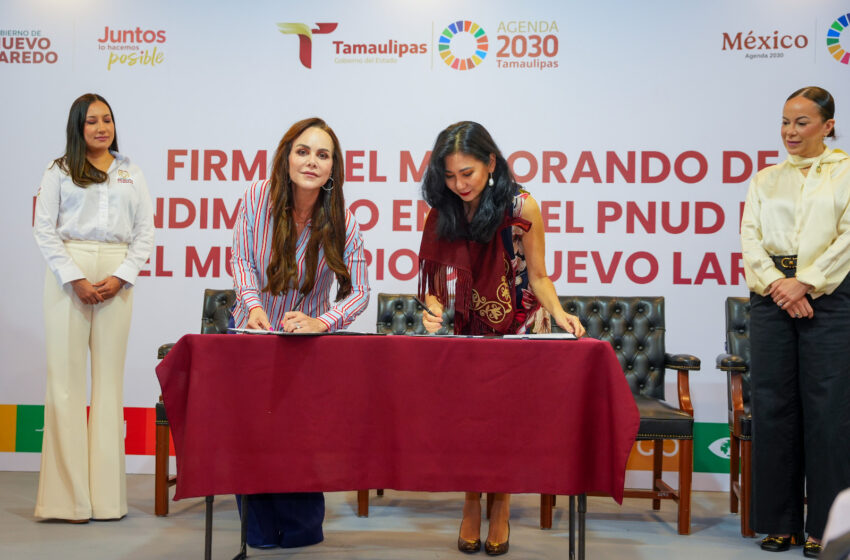  CARMEN LILIA CANTUROSAS CONSOLIDA ALIANZA CON LA ONU; FIRMA MEMORANDO PARA FORTALECER POLÍTICAS PÚBLICAS